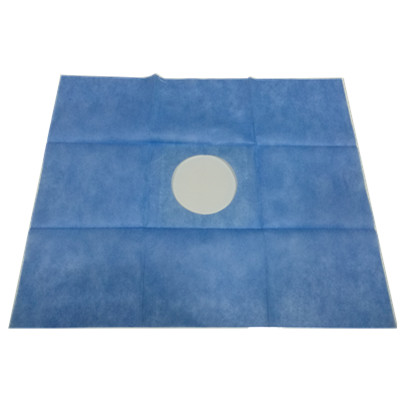Disposable Nonwoven Surgical Drape Hospital Fenestration Surgical Drape with or without Adhesive