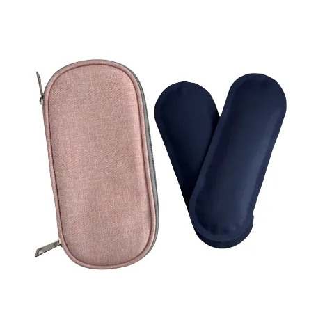 Bolsa refrigerante portátil de viaje para insulina, estuche de almacenamiento para plumas de insulina y jeringas de diabetes con bolsa de hielo