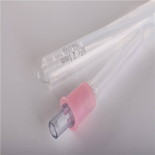 2-Way or 3-Way Disposable Medical 100% Silicone Foley Catheter with Temperature Probe 6