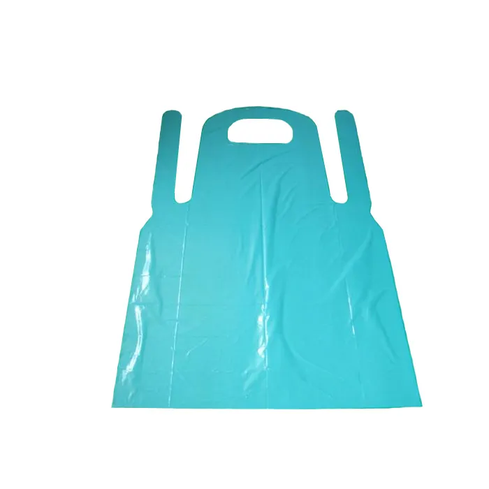 Disposable Waterproof Cleaning Plastic Biodegradable White Blue PE/CPE/PVC Apron 6