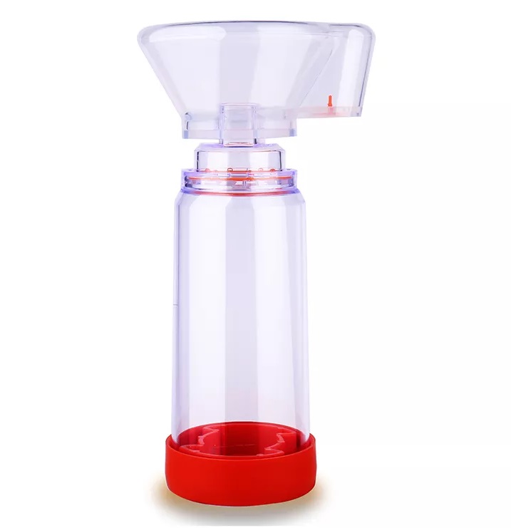 Aerosol chamber medical supplies asthma spacer and aerosol holding chamber 3