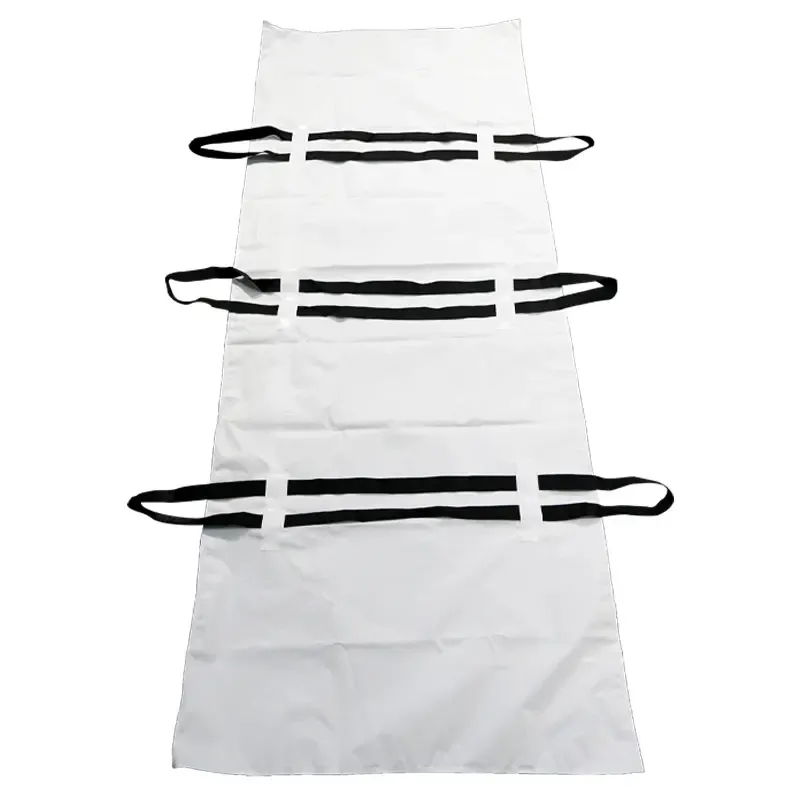 Manufactured OEM Nylon coated disposable PVC PEVA white black cadaver funeral dead body bag 3