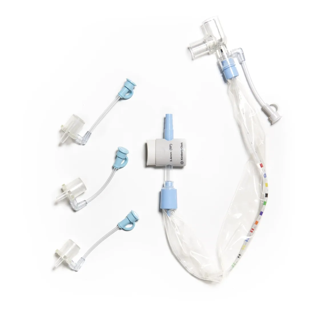 Medical Disposable PVC Soft Closed Suction Catheter Tube 24h/72h 4