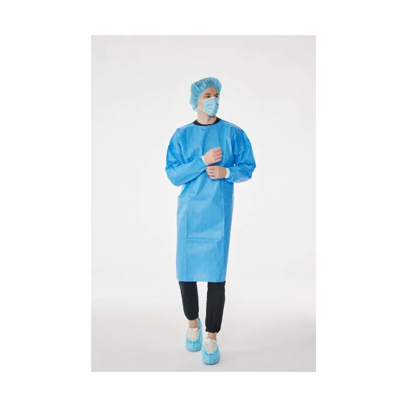 Bata de protección aislante desechable de no tejido PP/PP+PE/SMS