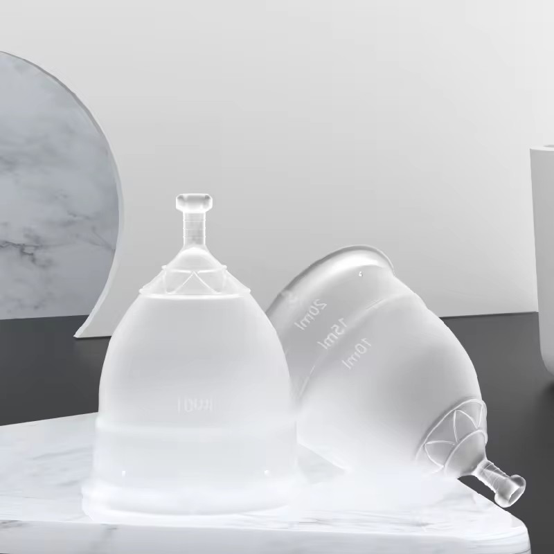 Recyclable silicon menstrual cup for women 2