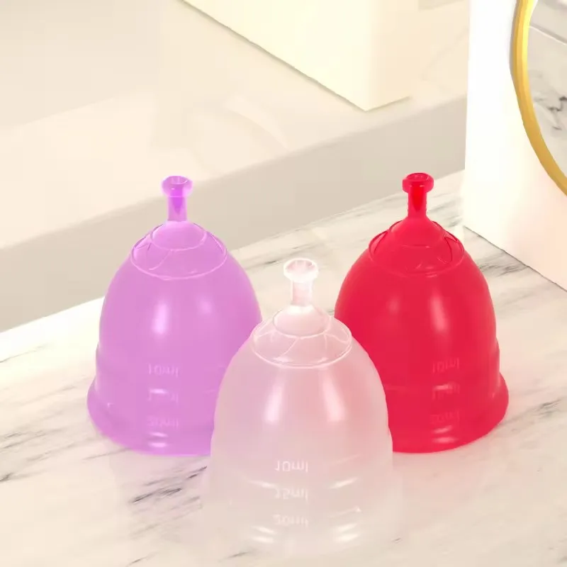 Copa menstrual de silicona reciclable para mujeres
