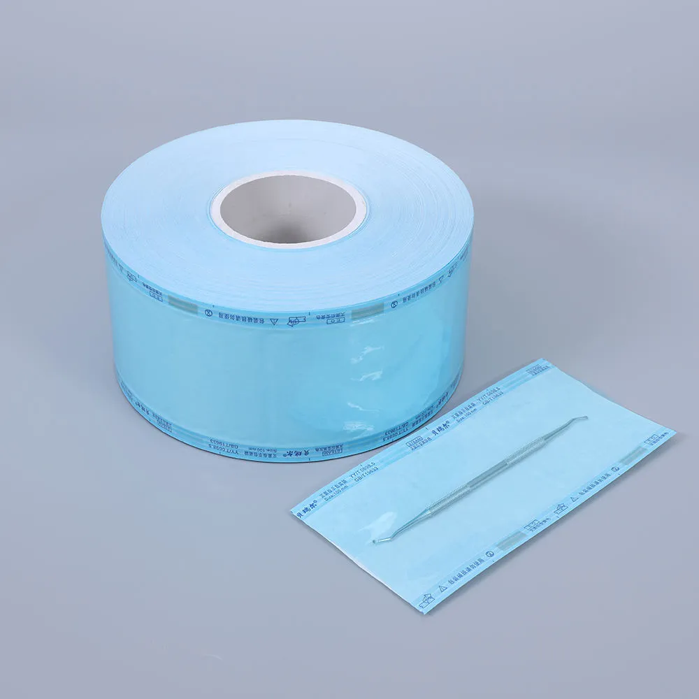 Disposable Autoclave Medical Paper Sterilized Flat Reel Pouches 5