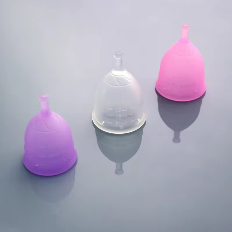 Reusable medical silicon S L menstrual cup for lady care 5