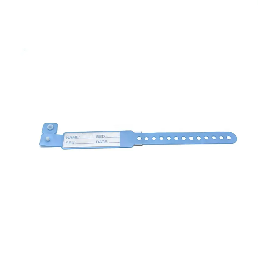 Disposable Use Soft PVC Vinyl Wristbands Patient Identification 3