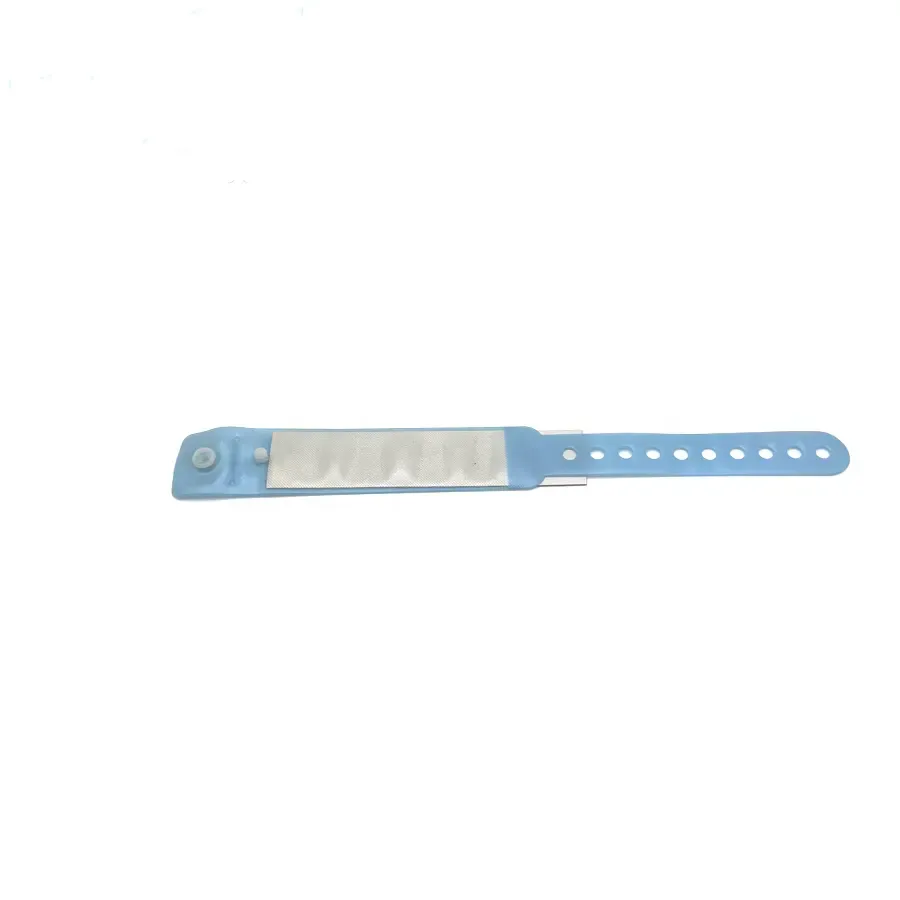 Disposable Use Soft PVC Vinyl Wristbands Patient Identification 7