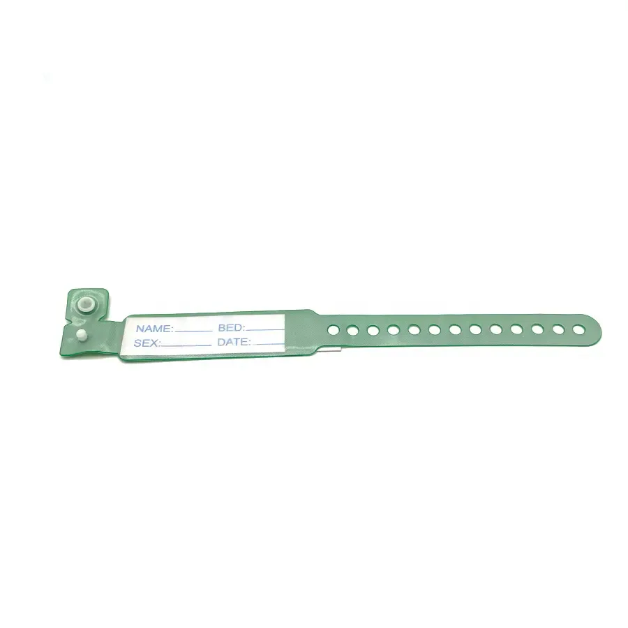 Disposable Use Soft PVC Vinyl Wristbands Patient Identification 6