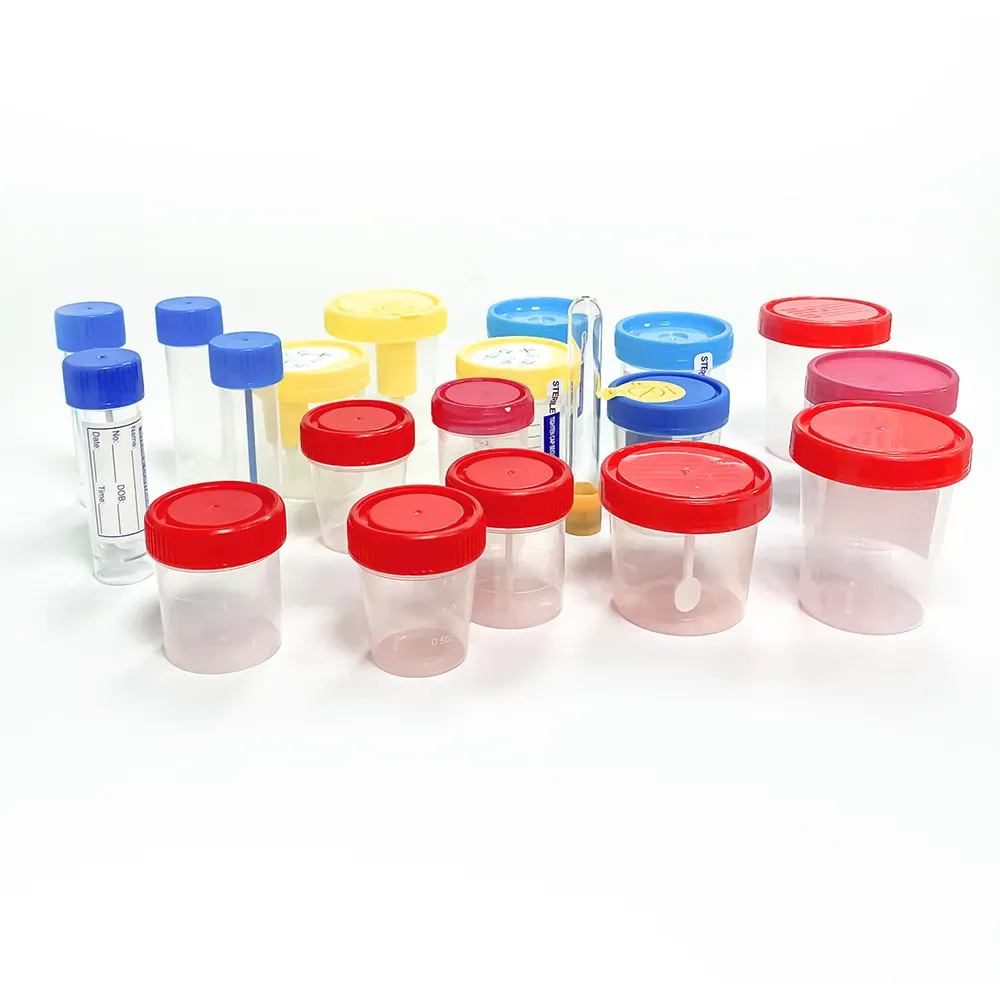 Disposable 30ml 60ml 120ml Urine Specimen Containers and Stool Cups 4