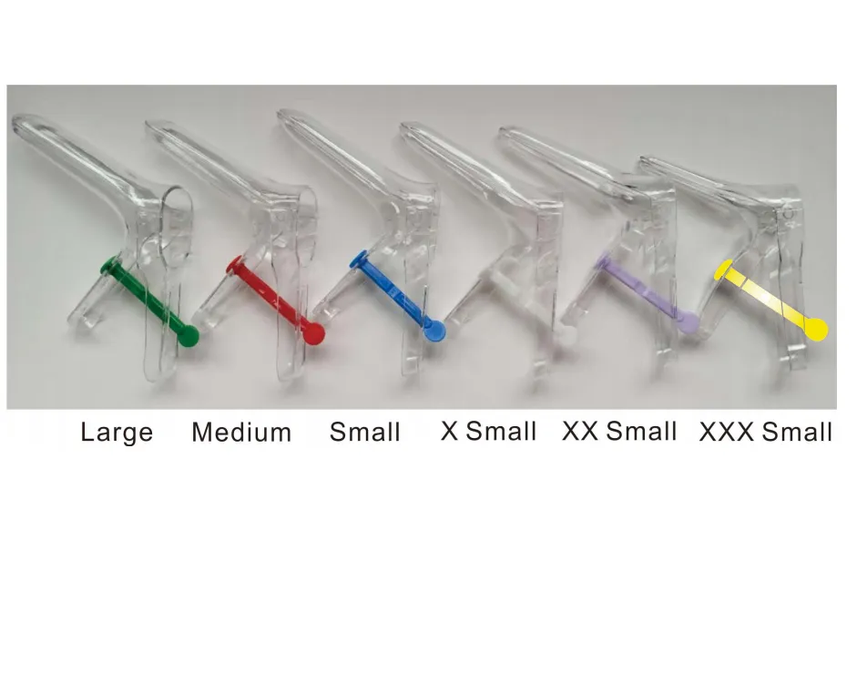 Medical Plastic Sterile Vaginal Speculum Franch Type with different Sizes for single use 2