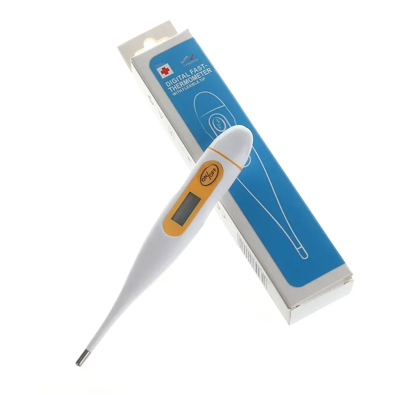 Nuevo Termómetro Digital Electrónico Clínico Médico con Punta Flexible para Ovulación, Oral y Axila