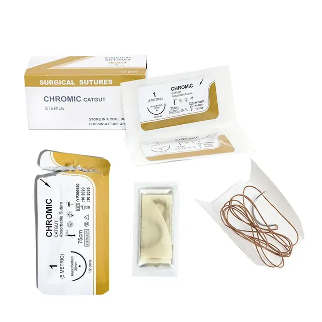 Chromic Plain PDO Nylon Silk Polyglycolic Acid PGA Thread Lift