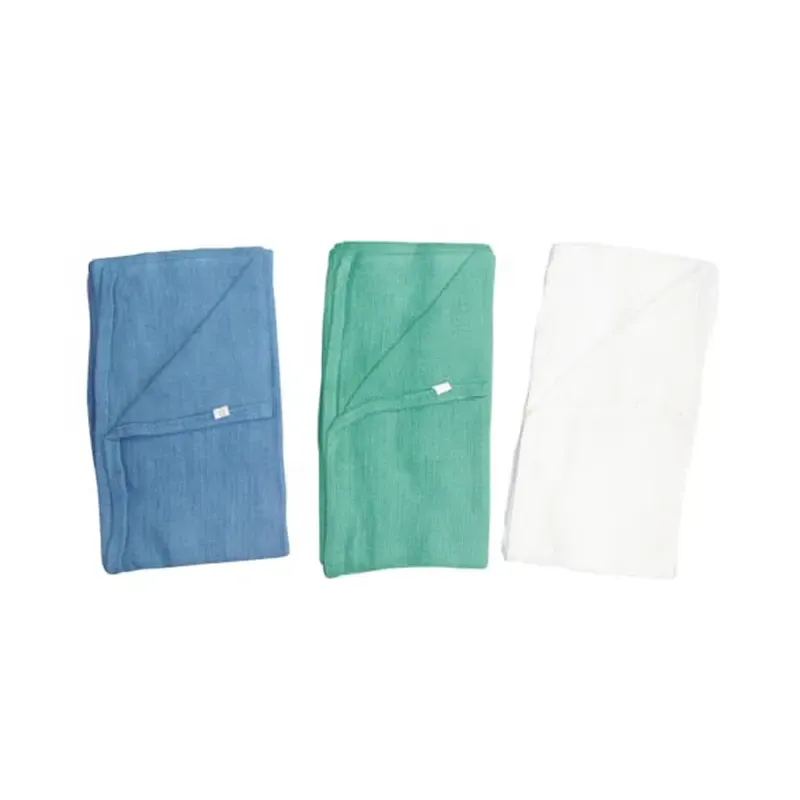 100% cotton blue surgical towel with EO sterilized for medical use 5