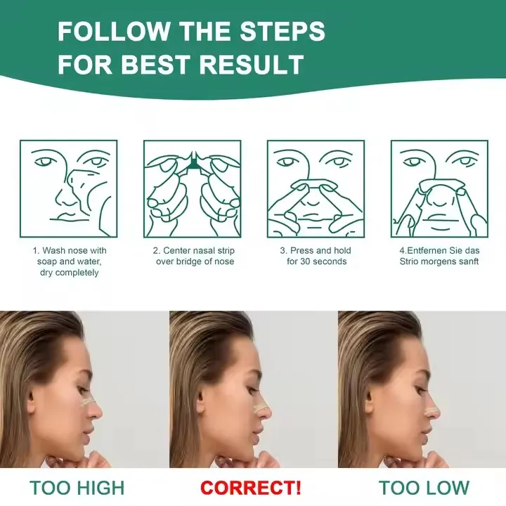 Customized Breathe Right Nasal Strip for Better Breathing Household Medical Device 6