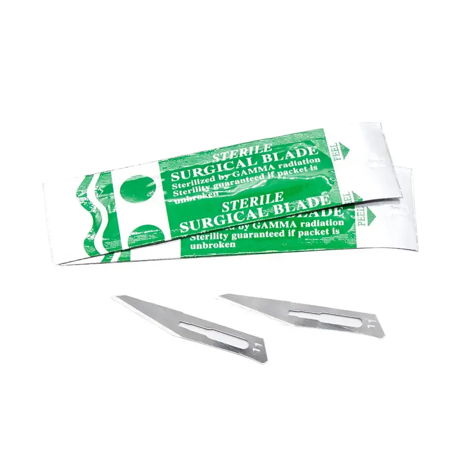 Disposable Sterile Medical Carbon Stainless Steel Scalpel Surgical Blade 4