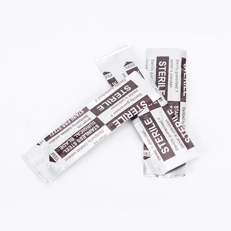 Disposable Sterile Medical Carbon Stainless Steel Scalpel Surgical Blade 6