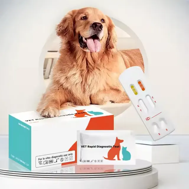Kit de Prueba Rápida de Ag CDV Canino | Antígeno del Virus del Distemper Canino / Kits de Prueba Veterinarios | Tiras de Diagnóstico para Clínicas Veterinarias