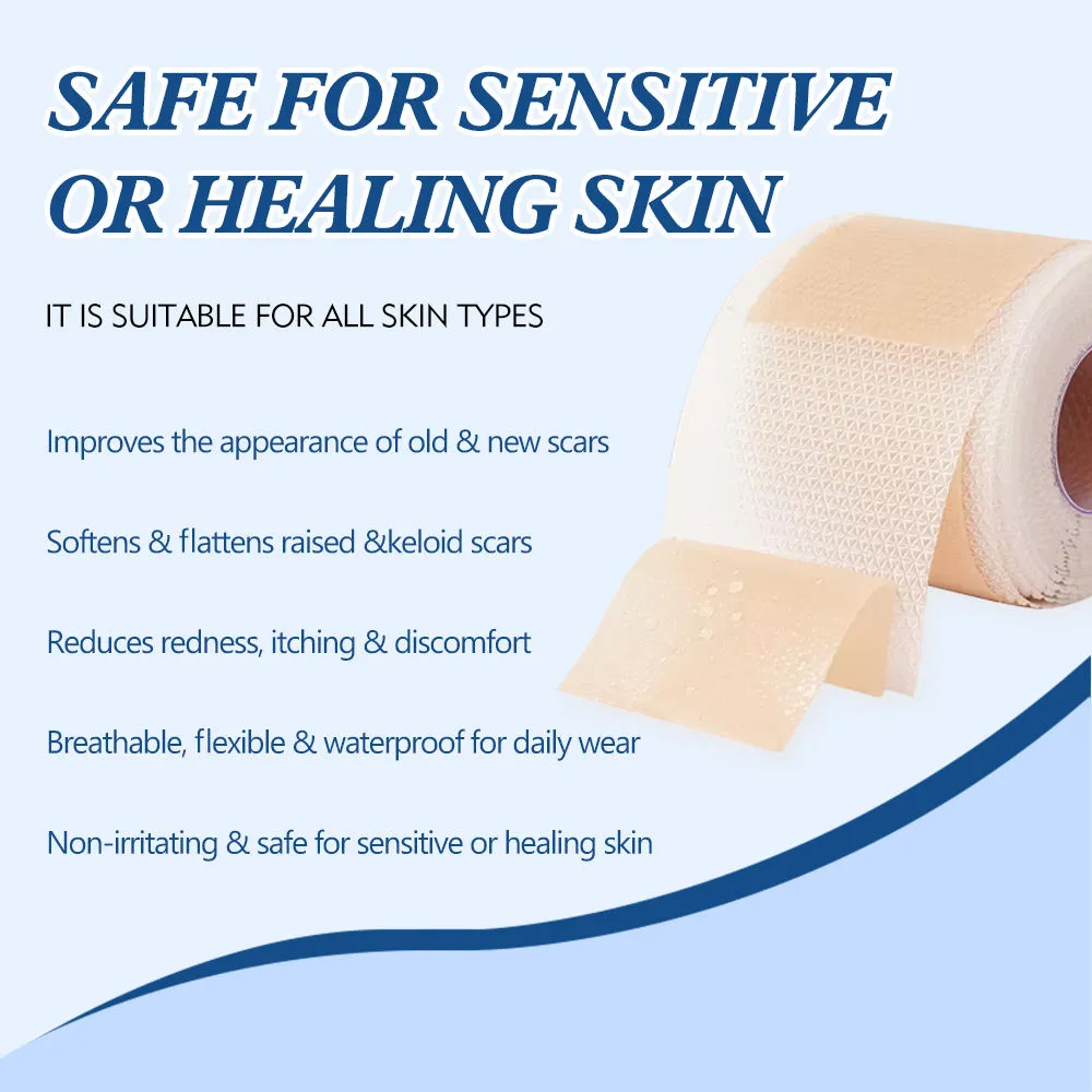 CE/FDA Certified medical silicone tape for Scar Gentle Removal - Medical Adhesive 4