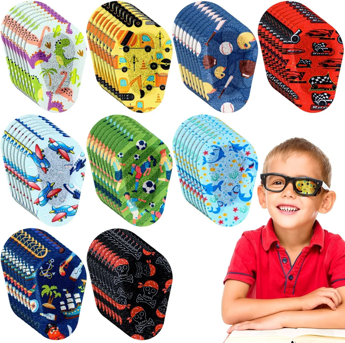 Hypoallergenic Non Woven Adhesive Disposable Amblyopia Eye Patches Eye Pad 2