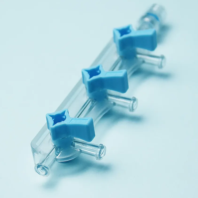 Disposable Interventional Accessories 2/3 Port Manifold Set Medical Manifold Kits 5