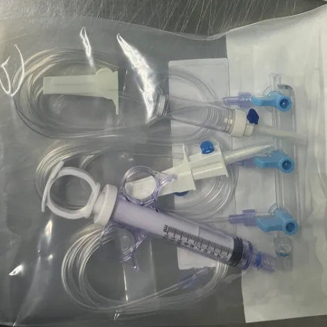 Disposable Interventional Accessories 2/3 Port Manifold Set Medical Manifold Kits 2