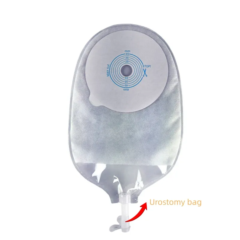 One Piece Open Style Colostomy Bag 65mm Cut-to-Fit with Secure Clip Closure 3