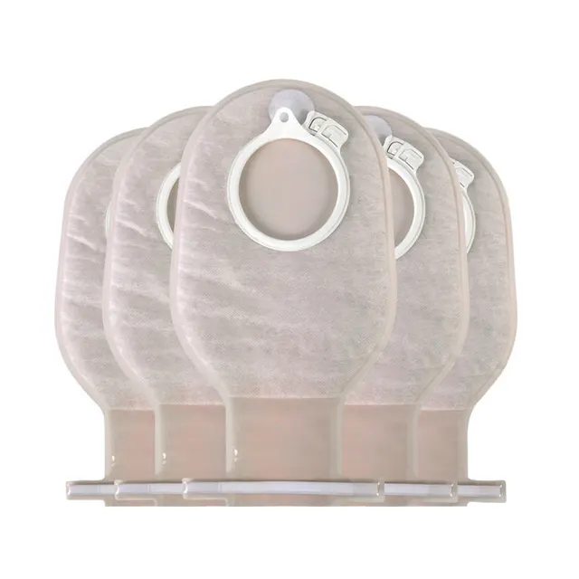 Two pieces Ostomy Pouching System Stoma Ostomy Bag With Pouch
