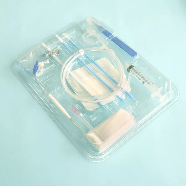 Suministros Médicos Desechables Catéter de Diálisis Peritoneal V-Neck Curl Hemodiálisis