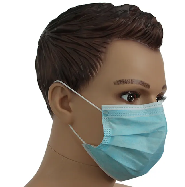 Mascarilla desechable con goma elástica para orejas/1 capa/2 capas/3 capas/4 capas