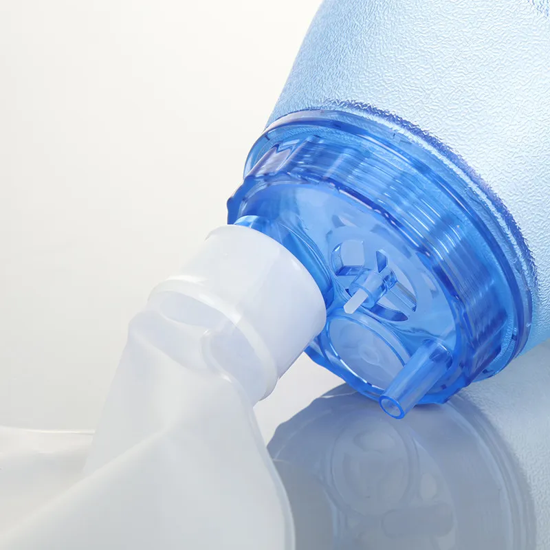 Experts recommended Medical blue neonatal silicone PVC SEBS resuscitator 3