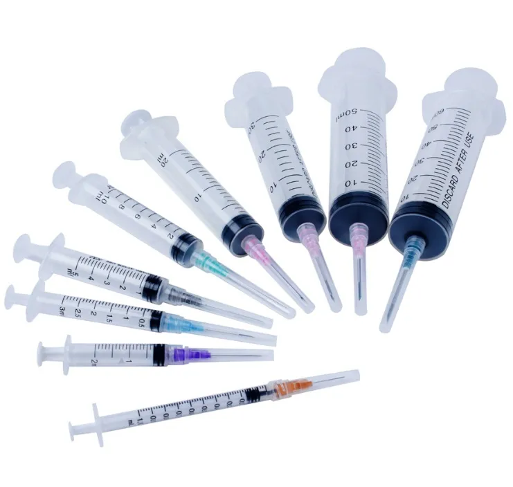CE&ISO 20ml Sterile Plastic Disposable Syringe 4