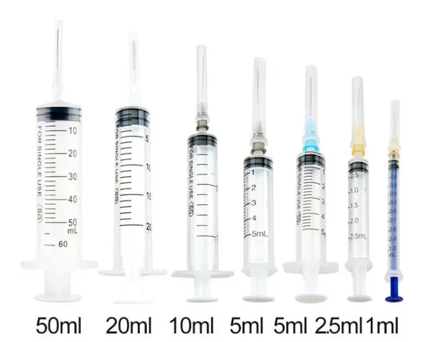 Jeringa de plástico desechable estéril de 20 ml con certificación CE e ISO