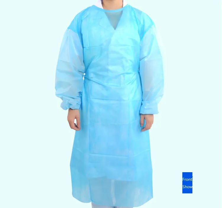Disposable CPE /SMS Surgical Gown Sterile / Non-sterile 6