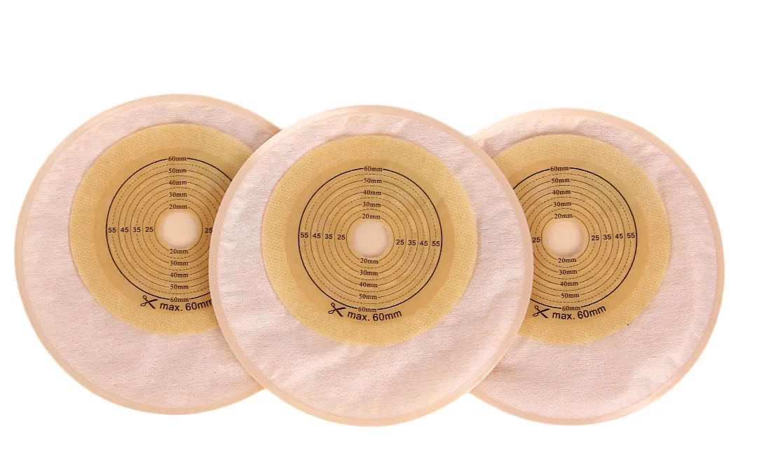 Two-piece colostomy bag (piece artificial anus bag) 2