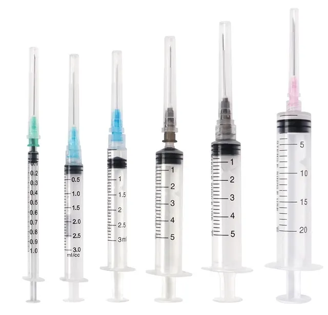 Jeringa de seguridad con cierre luer de desactivación automática 1 ml 2 ml 3 ml 5 ml 10 ml