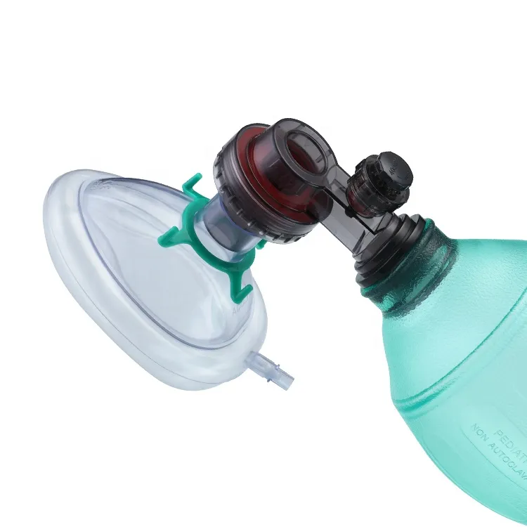 Resucitador cardiorrespiratorio con oxígeno para hospital