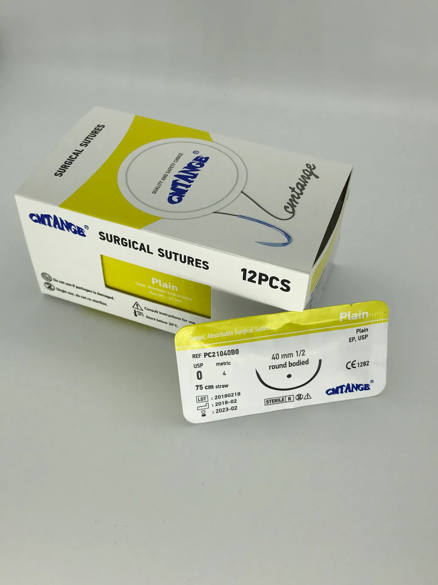 Medical absorbable polyester braided different sizes suture/sutures 2