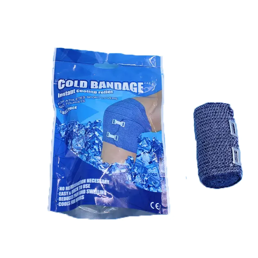 Medical relief pain sports adhesive elastic cold bandage 3