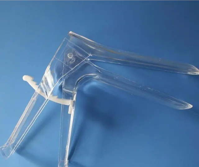 Espéculo vaginal estéril desechable tipo gancho