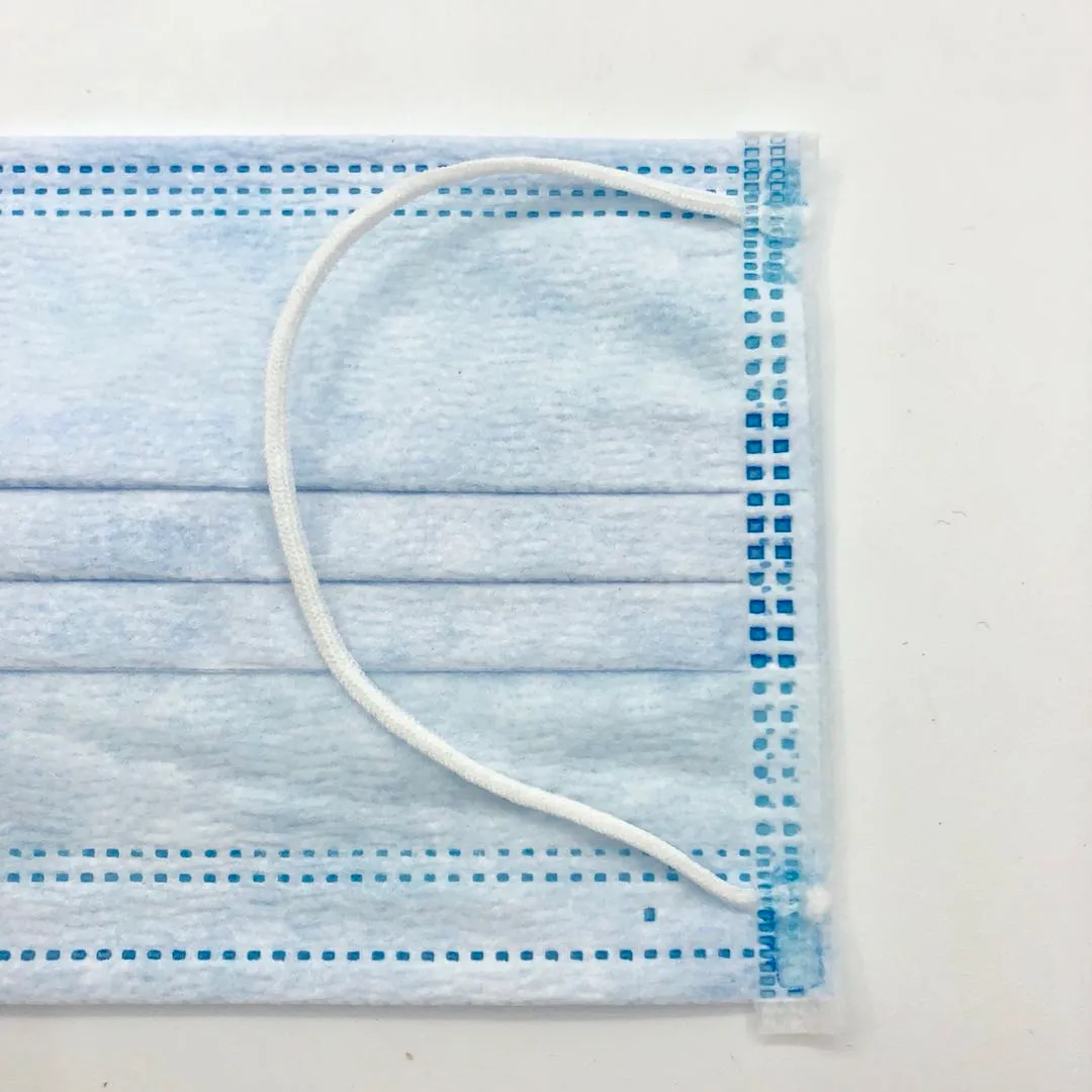 Disposable Filter Paper Rubber Elastic Earloop Face Mask 5