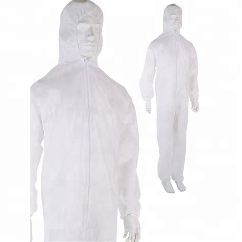 Disposable PP non woven SMS waterproof medical protective coverall 5