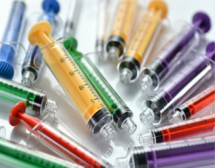 10ml Medical Colored Piston Specialty Syringe of Polycarbonate Material 4