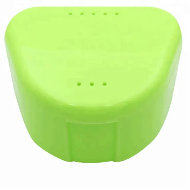 Estuche de almacenamiento para dientes Caja organizadora de protectores bucales Cuidado de la salud bucal Bandeja dental Caja para dentaduras