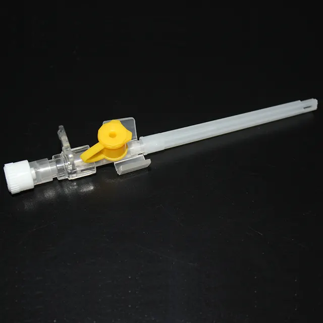 Cánula IV desechable/cánula intravenosa/catéter IV de tipo con aletas