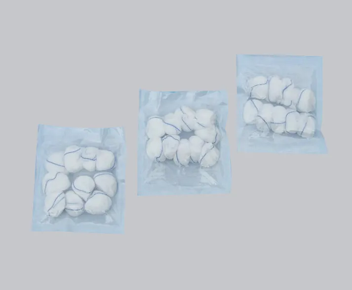 Cotton hemostatic absorbent gauze ball sterile with CE,ISO 4