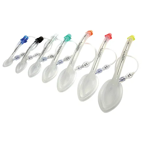 Mascarilla laríngea médica desechable de silicona/PVC