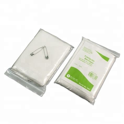 First aid gauze cotton medical triangular bandage with all sizes 3